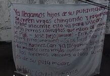 Threatening Banner Signed by Caborca Cartel Appears Hanging in Campeche